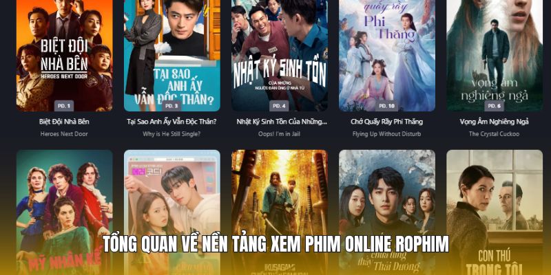 Tổng quan về nền tảng xem phim online rophim